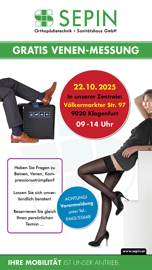 Venenmesstag am 22./23. Oktober 2025