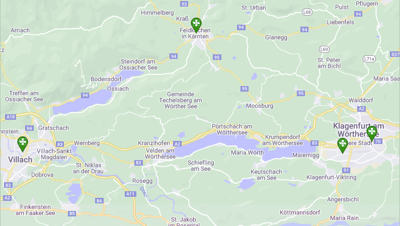 SEPIN Standorte in Kärnten