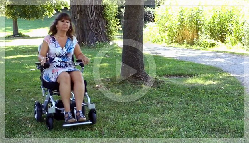 FreedomChair – der faltbare Elektro-Rollstuhl