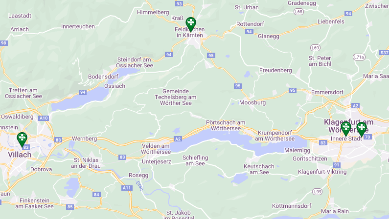 SEPIN Standorte in Kärnten